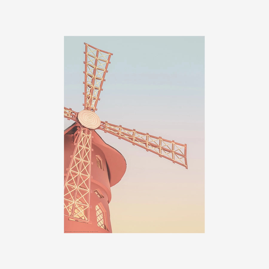 Affiche des ailes du Moulin Rouge par Laura Sanchez