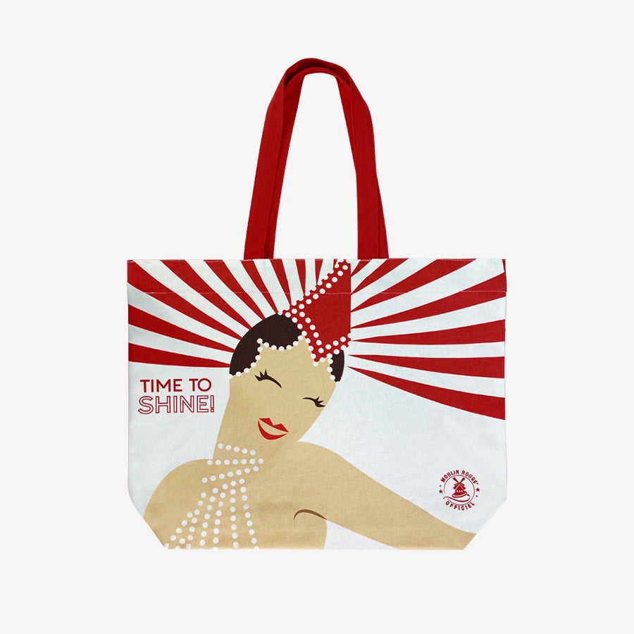 Grand Entry Dancers Purple Clover Canvas Tote Bag