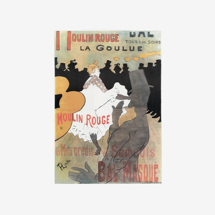 Affiche de la danseuse la Goulue du Moulin Rouge en 1889