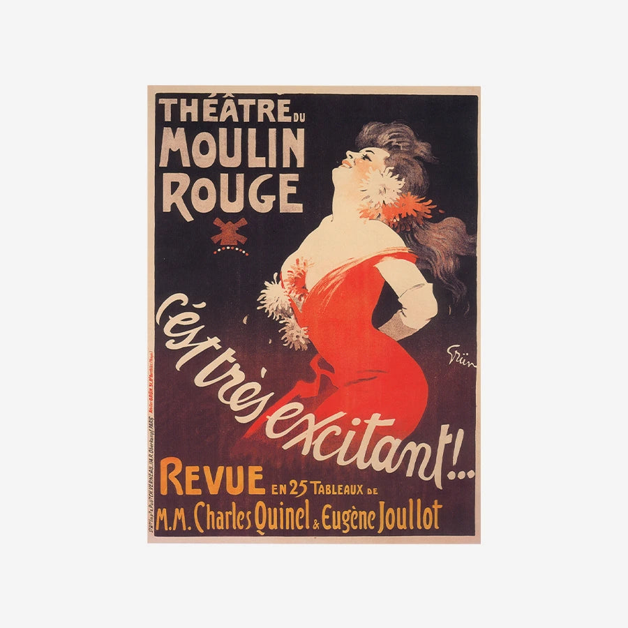 Affiche de la revue C'est très excitant du Moulin Rouge en 1911