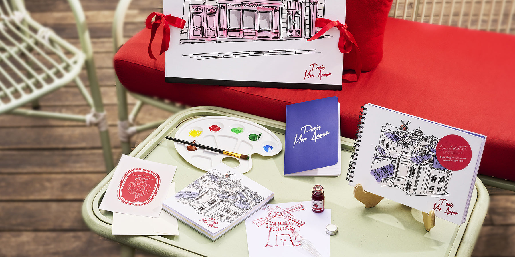 Sac Mini Musette rouge - Mademoiselle Marie Créations Sac Mini Musette rouge - Mademoiselle Marie Créations