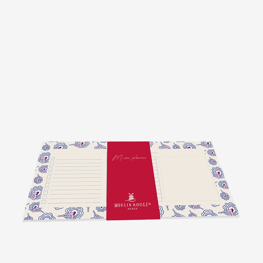 Clairefontaine Notizbuch Moulin Rouge | DIN A6 Blanko Mit Flexiblem Einband | 64 Blatt Hochwertiges Velinpapier