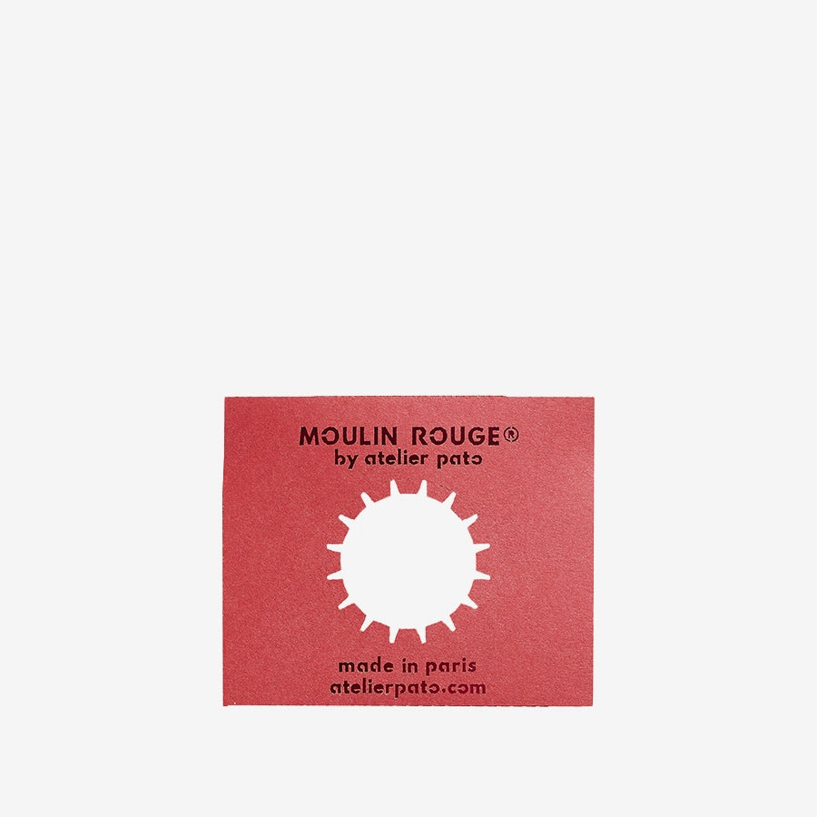 Dessous du photophore du Moulin Rouge en papier de l'Atelier Pato